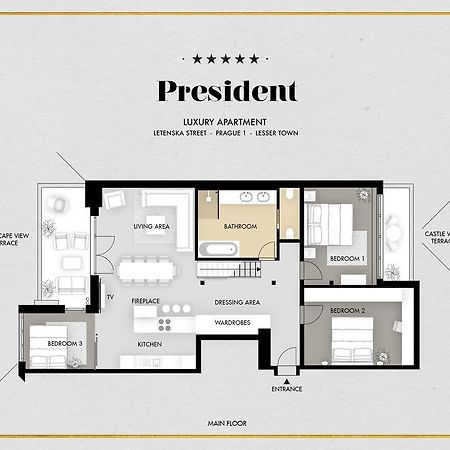 President Apt By Prague Castle, Views Εξωτερικό φωτογραφία